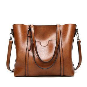 Fashion Leather Handbag Shoulder Bag Crossbody Bag Travel Shopping Tote
